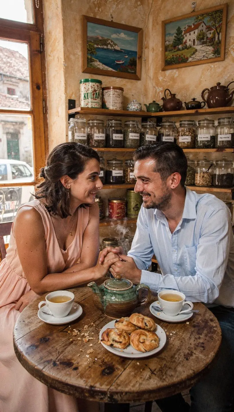 Mirisna mješavina čaja s medom i limunom poslužena u čajniku.